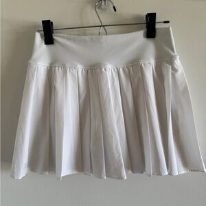 Aerie Offline White Pleated Tennis Skort